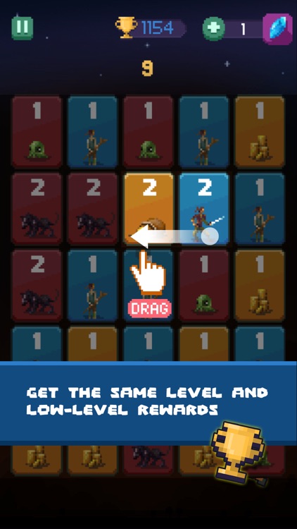 Puzzle Dragon - 2048 RPG, Daringly Addictive!