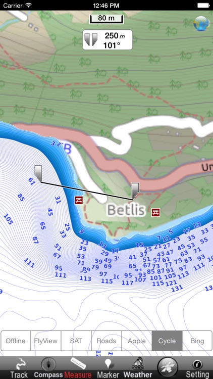 Lake : Walen HD - GPS Map Navigator