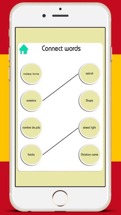Screenshot #1 pour Apprend vocabulaire espagnol - Pratique l’espagnol avec des jeux et du vocabulaire pour apprendre des mots