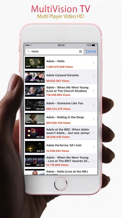 MultiVision TV - Multi Player TV Movie 4K and for YouTube HD Free App Download !