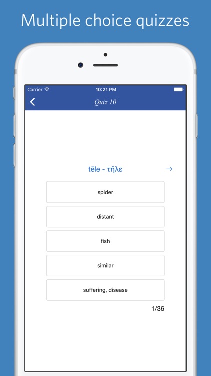 Greek words and English derivatives screenshot-3