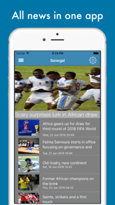 Football News - Africa Edition screenshot