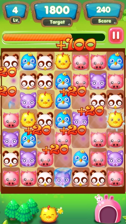 Cute Animal Jam Crush:Free jelly jump fun puzzle games screenshot-3