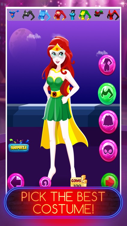 Superhero Girl Makeover : Princess Dress Up & Makeup Salon Games screenshot-3