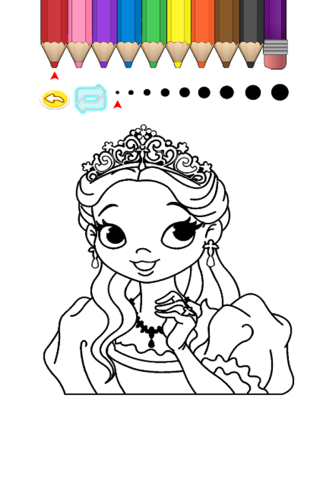 Kids Coloring Book - Princess Midori screenshot 3