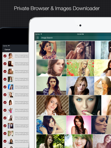 Private Calculator - File Hider, Secret Photo Video Browser, Image Downloader and Note vault iPad screenshot 4 - Utilities app