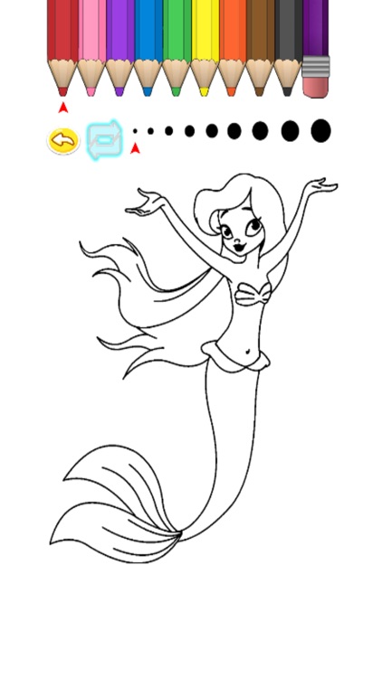 Kids Coloring Book - Princess Nishina screenshot-4