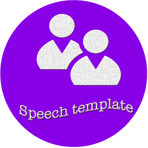 Speech template for PowerPoint