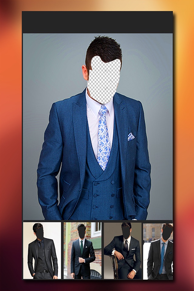 Man Suit Photo Editor - Head in Hole Picture Maker For Stylish Boys & Men screenshot 2