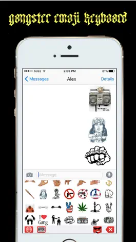 Game screenshot GangMoji - Gangster Emoji Keyboard mod apk