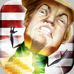 Don't let Drumpf touch the cake app icon