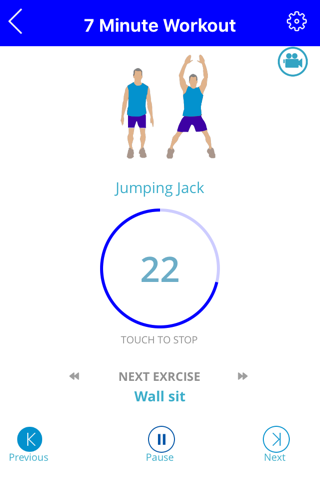 Daily Workout - 7 Minute High Extensive Exercise screenshot 2