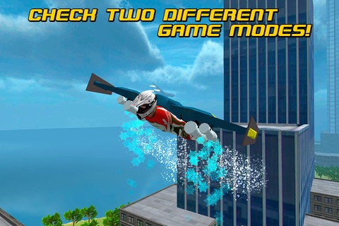 Flying Man: Skydiving Air Race 3D Full screenshot 3