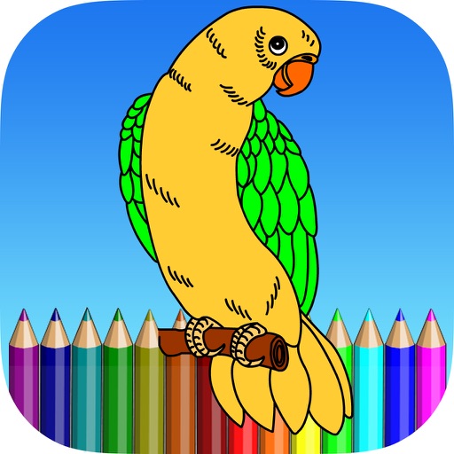 Bird Coloring Book For Kids icon