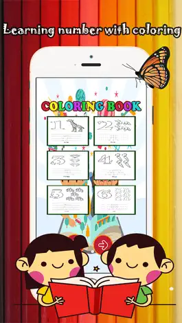 Game screenshot 123 Книжка-раскраска для детей в возрасте 1-10: Игры бесплатно Учитесь писать испанские номера с каждой раскраски hack