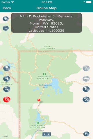 Yellowstone National Park Map! screenshot 2