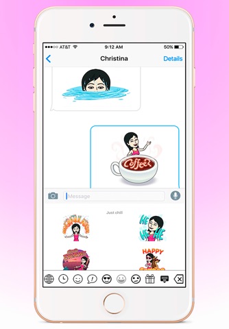 Girlmoji Keyboard - Emoji Keyboard for cute girls screenshot 4