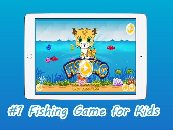 Cat Fishing Game for Kids Free iPad screenshot 1 - Games app