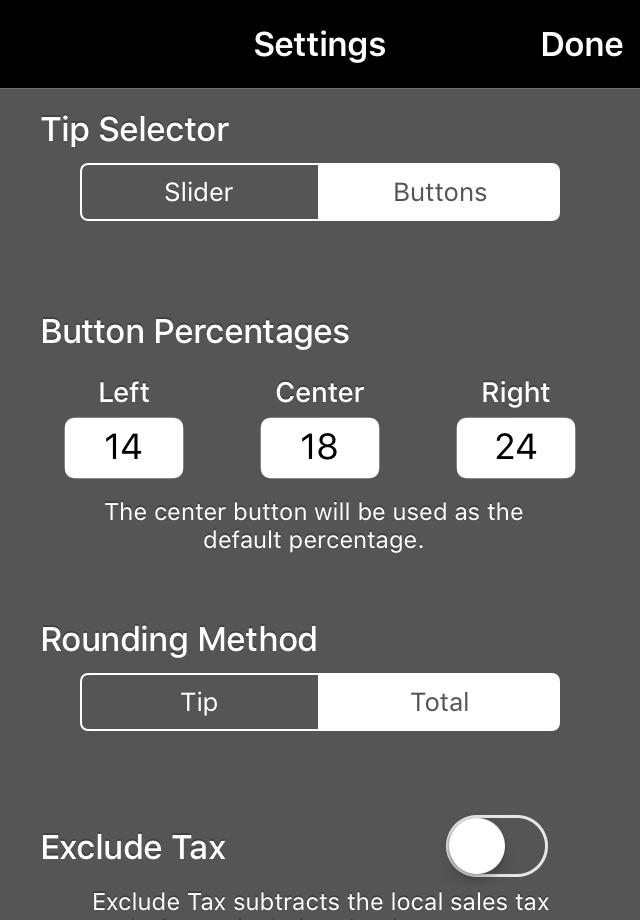 QuickTip™ Tip Calculator screenshot 4