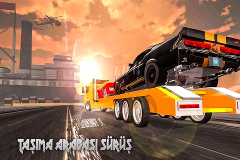 Ship Yard Car Transporter Truck : Extreme Car Parking Driving Test with Truck Simulator 2016 screenshot 4