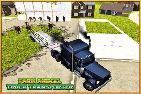 Farm Animal Truck Transporter - Transport Wild Farm Animals and Transport them in your Truck screenshot 2