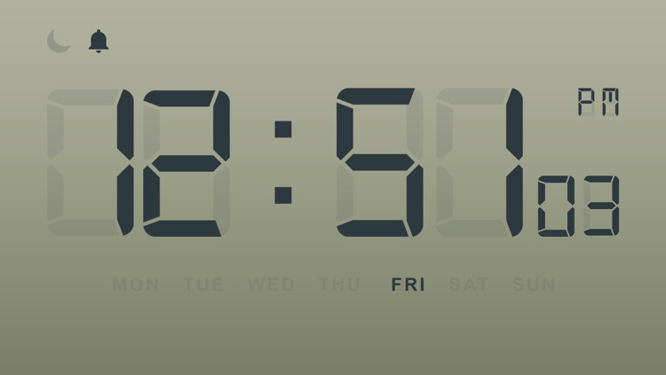 D-Clock bedside mode & daylight