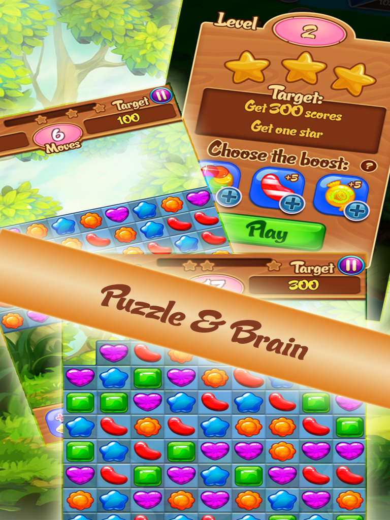 Jelly Quest - bejewel garden mania screenshot 6