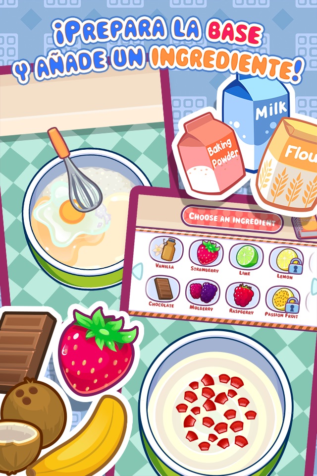 My Waffle Maker - Create, Decorate and Eat Sweet Dessert Pastries! screenshot 2