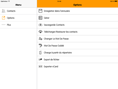 Screenshot #5 pour eContacts Lite : Phonebook Backup