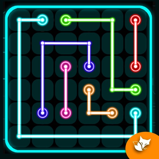 Flow Laser Quest - Free Game Of Connect Matching Color Dots On GridBlock icon