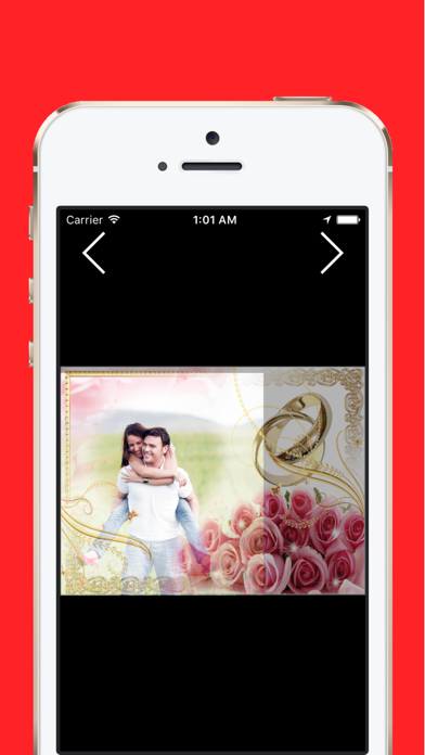 Wedding Photo Frames & Anniversary Picture Frames iPhone screenshot 5 - Photo & Video app