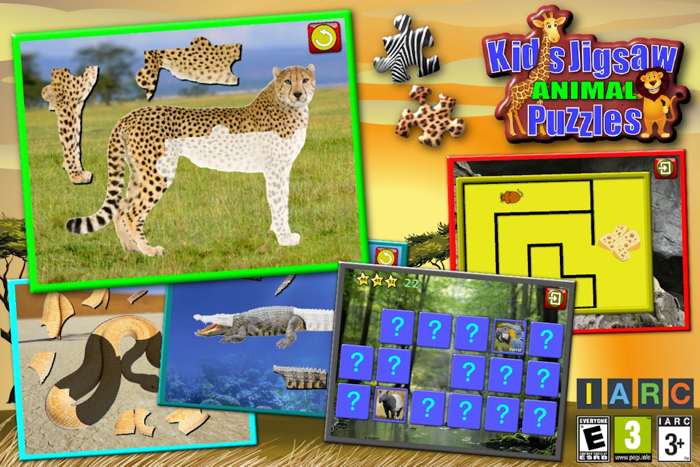 Childrens Animal Jigsaw Puzzles