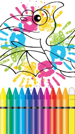 Game screenshot Jurassic Coloring Book World Tenth Edition apk