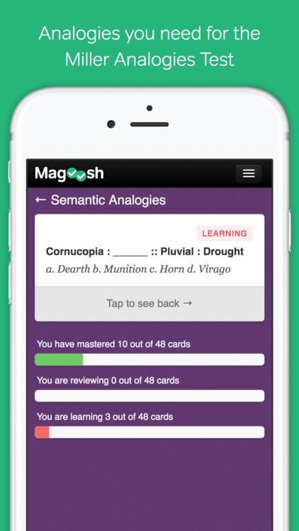 Miller Analogies Test Practice Flashcards