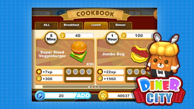 DINER CITY Free Game::Appstore for Android