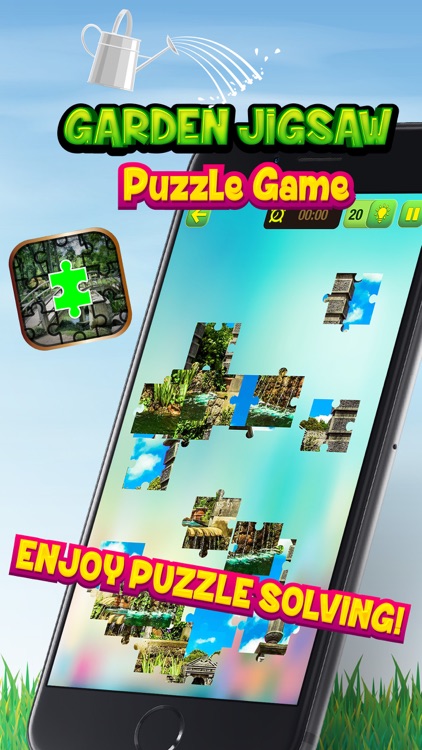 Garden Jigsaw Puzzle Game – Unscramble Beautiful Spring and Summer Landscape Pictures
