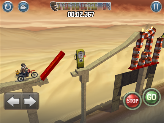 Bike Baron iPad app afbeelding 3