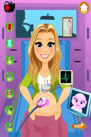 Ambulance Newborn Baby & Mommy - Kids Emergency Pregnancy Labor & Delivery Games screenshot 2