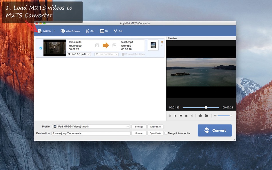 AnyMP4 M2TS File Converter - 6.3.15 - (macOS)