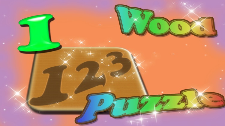 123 Wood Puzzle Match Game Play & Learn