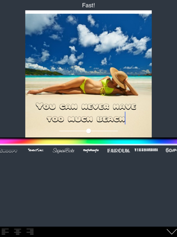 Screenshot #5 pour Fast - text on photos