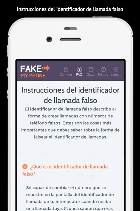 Llamada falsa