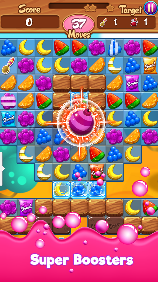 Jelly Crush Mania - King of Sweets Match 3 Games - 3.1 - (iOS)