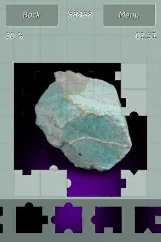 Minerals Amazing Puzzle screenshot 2