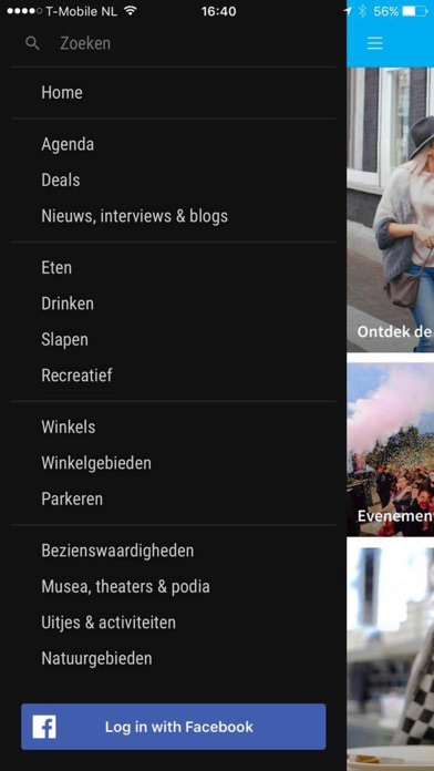 Tilburg City App Screenshot