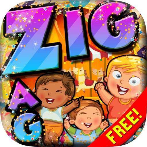 Words Zigzag : Vocabulary for Kids Crossword Puzzle Free with Friends icon