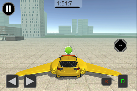 Futur Flying Car Racing : Free Play Flight Simulation screenshot 3