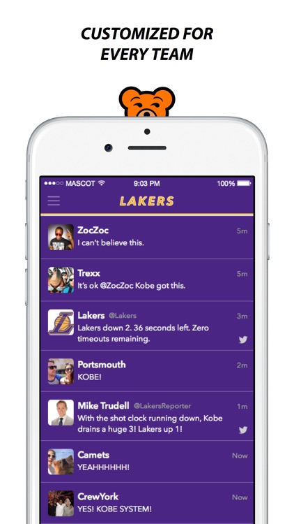 Mascot - Live Sports Chat