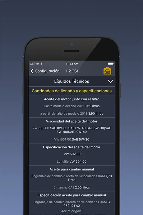 TechApp para Volkswagen