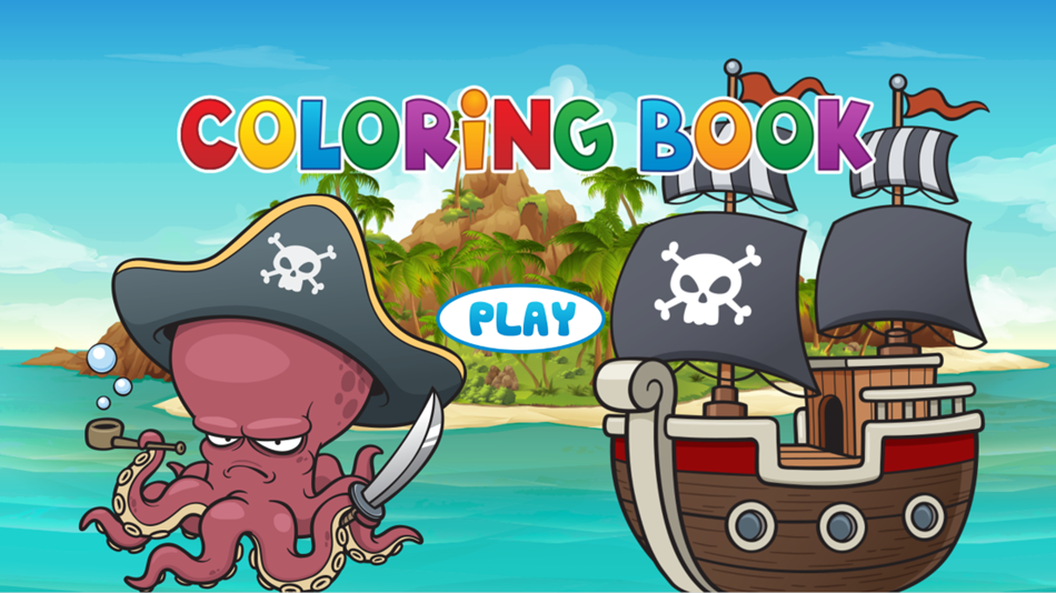 Pirate Coloring Book Pages - Painting Game for Kid - 1.2 - (iOS)